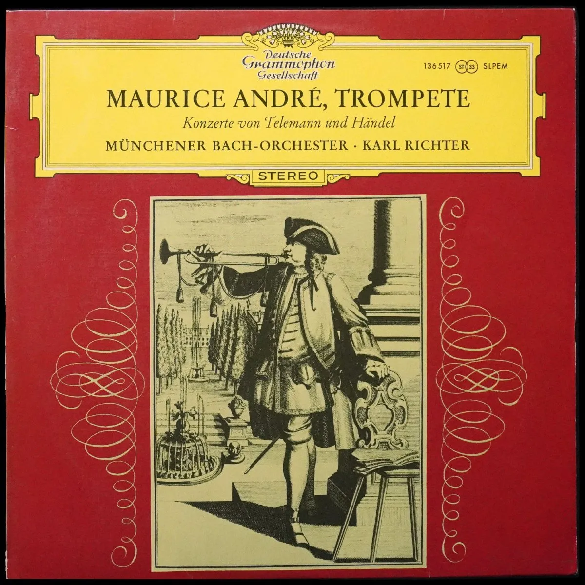 LP Maurice Andre — Richter: Konzerte Von Telemann Und Handel фото