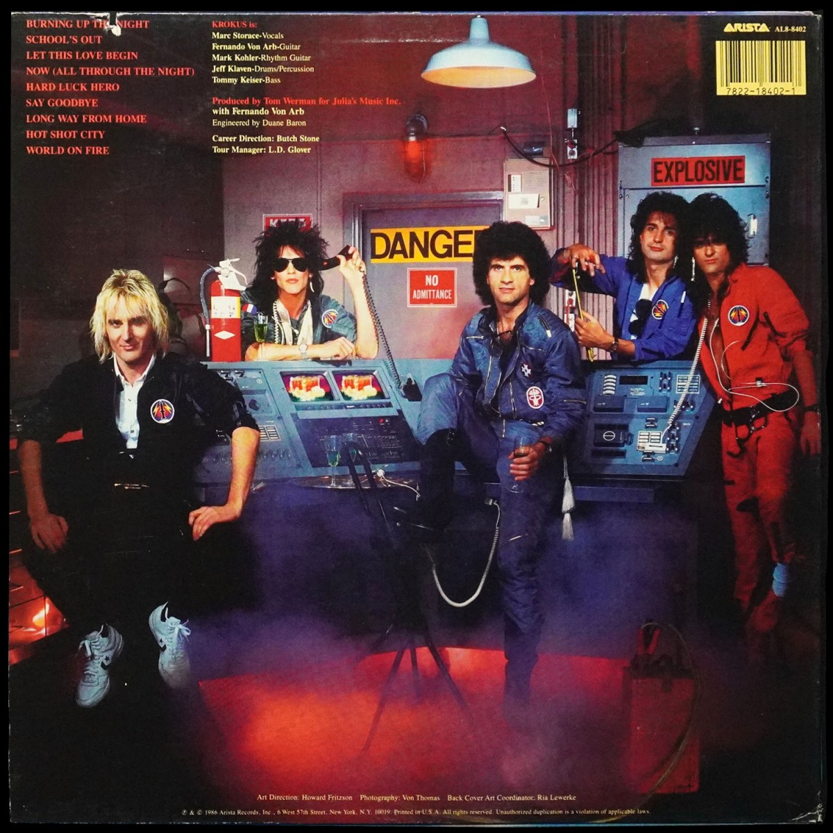 LP Krokus — Change Of Address фото 2