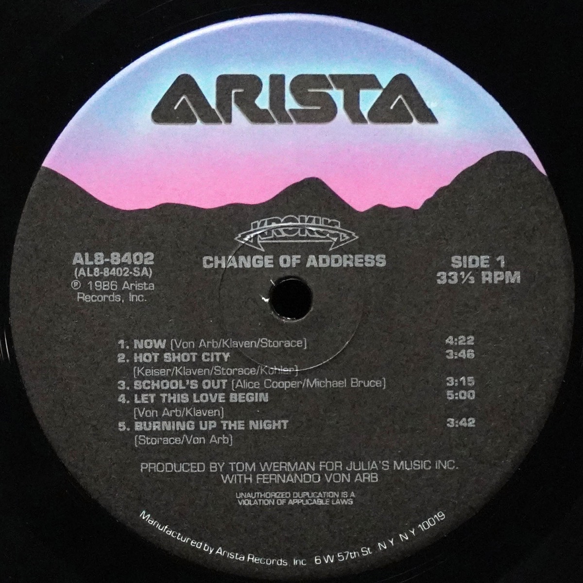 LP Krokus — Change Of Address фото 3