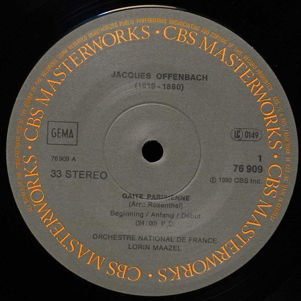 LP Lorin Maazel — Offenbach / Saint-Saens / Dukas: Gaite Parisienne / Danse Macabre / L'Apprenti Sorcier фото 2