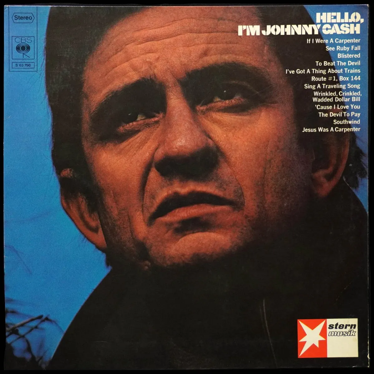 LP Johnny Cash — Hello, I'm Johnny Cash фото