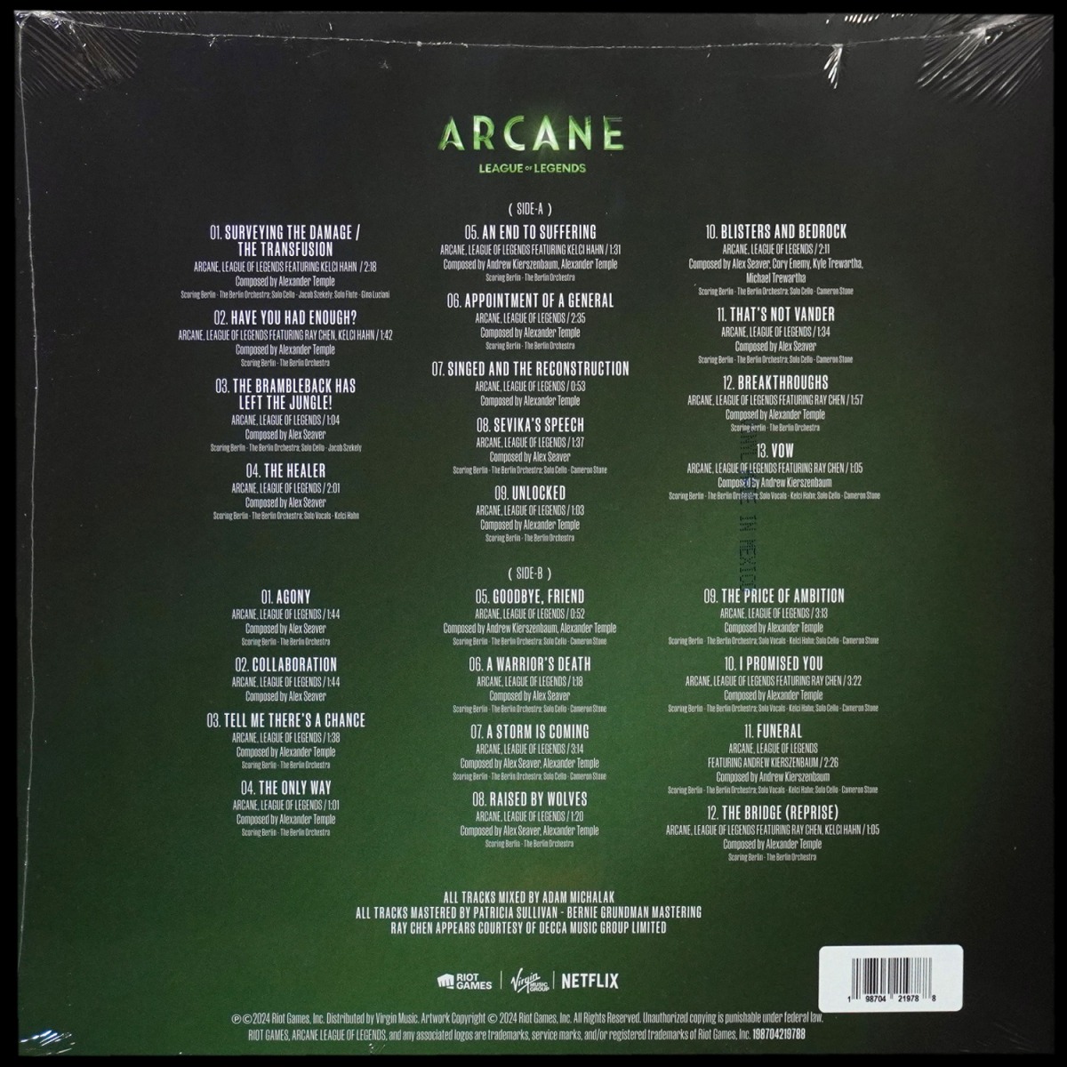 LP V/A — Arcane League of Legends Season Two Score фото 2