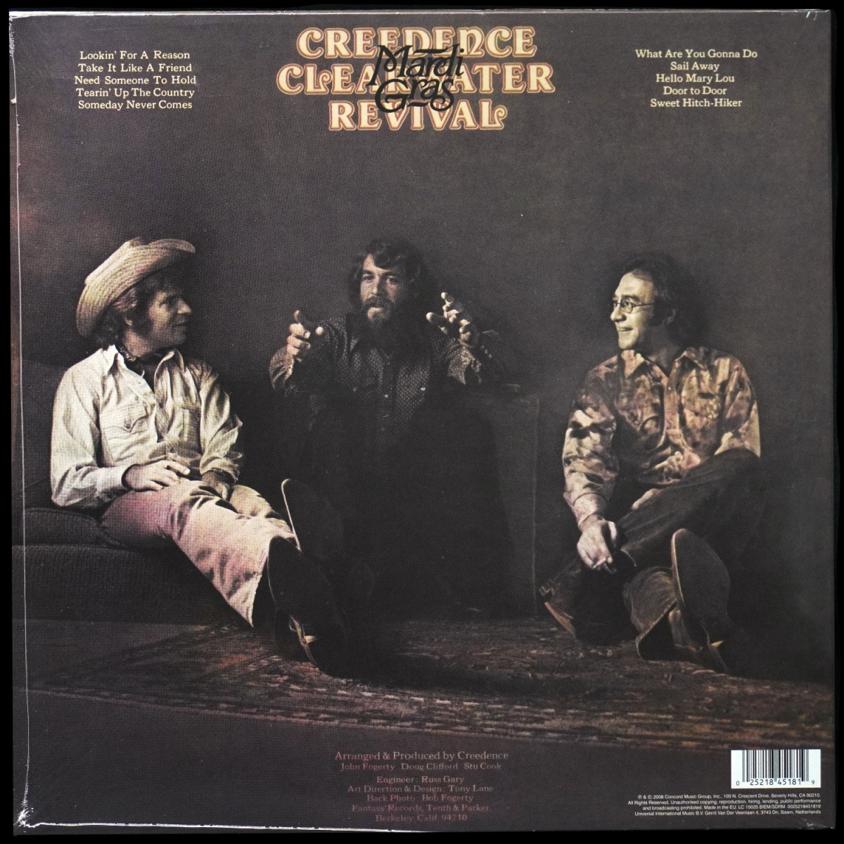 LP Creedence Clearwater Revival — Mardi Gras фото 2