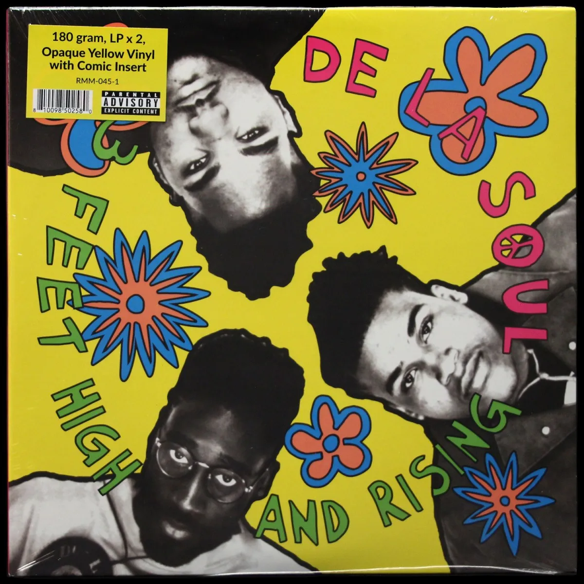 LP De La Soul — 3 Feet High And Rising (2LP,  цветной винил) фото