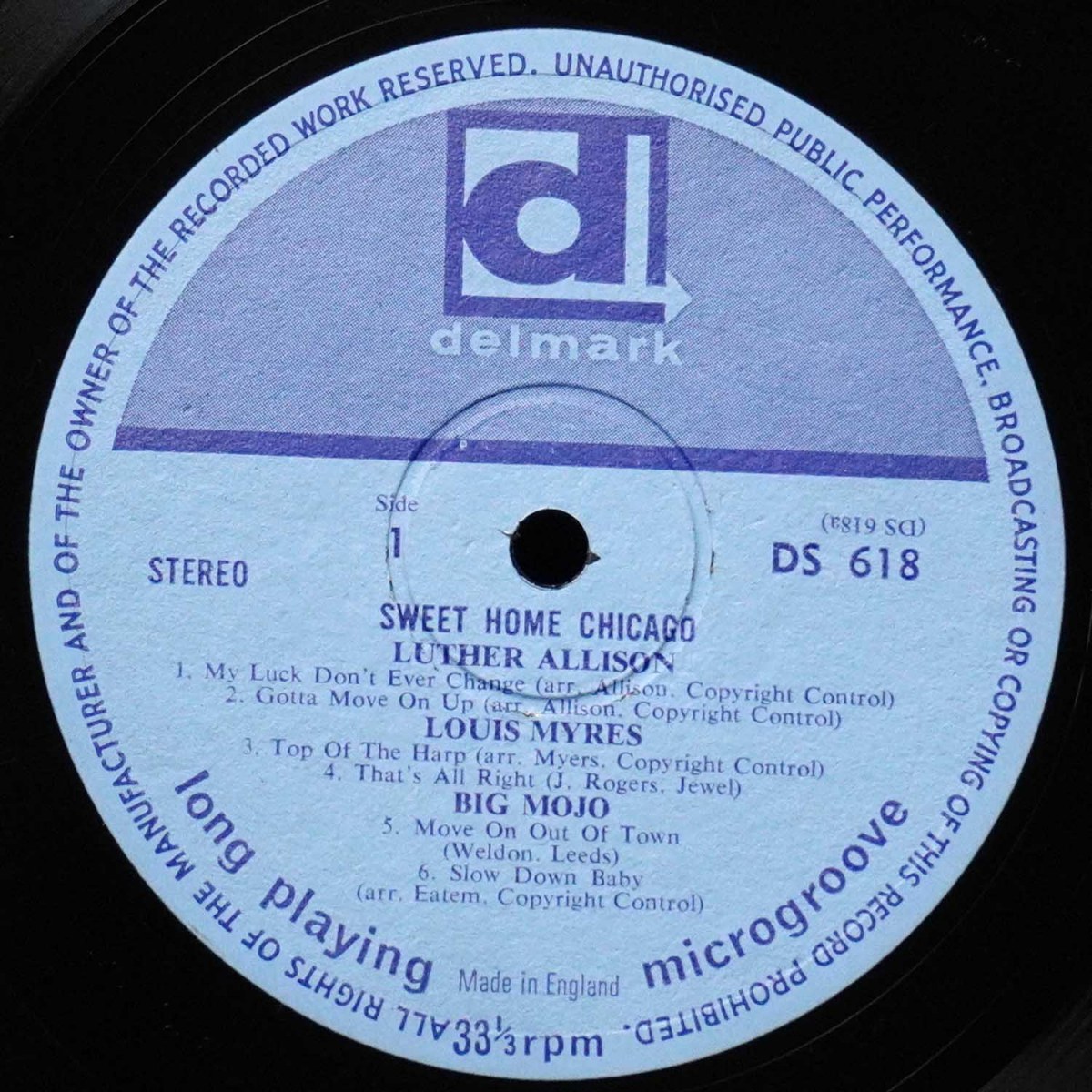 LP V/A — Sweet Home Chicago: The Blues Of Magic Sam, Luther Allison, Big Mojo, Eddie Shaw, Louis Myers, Lefty Lopez фото 3