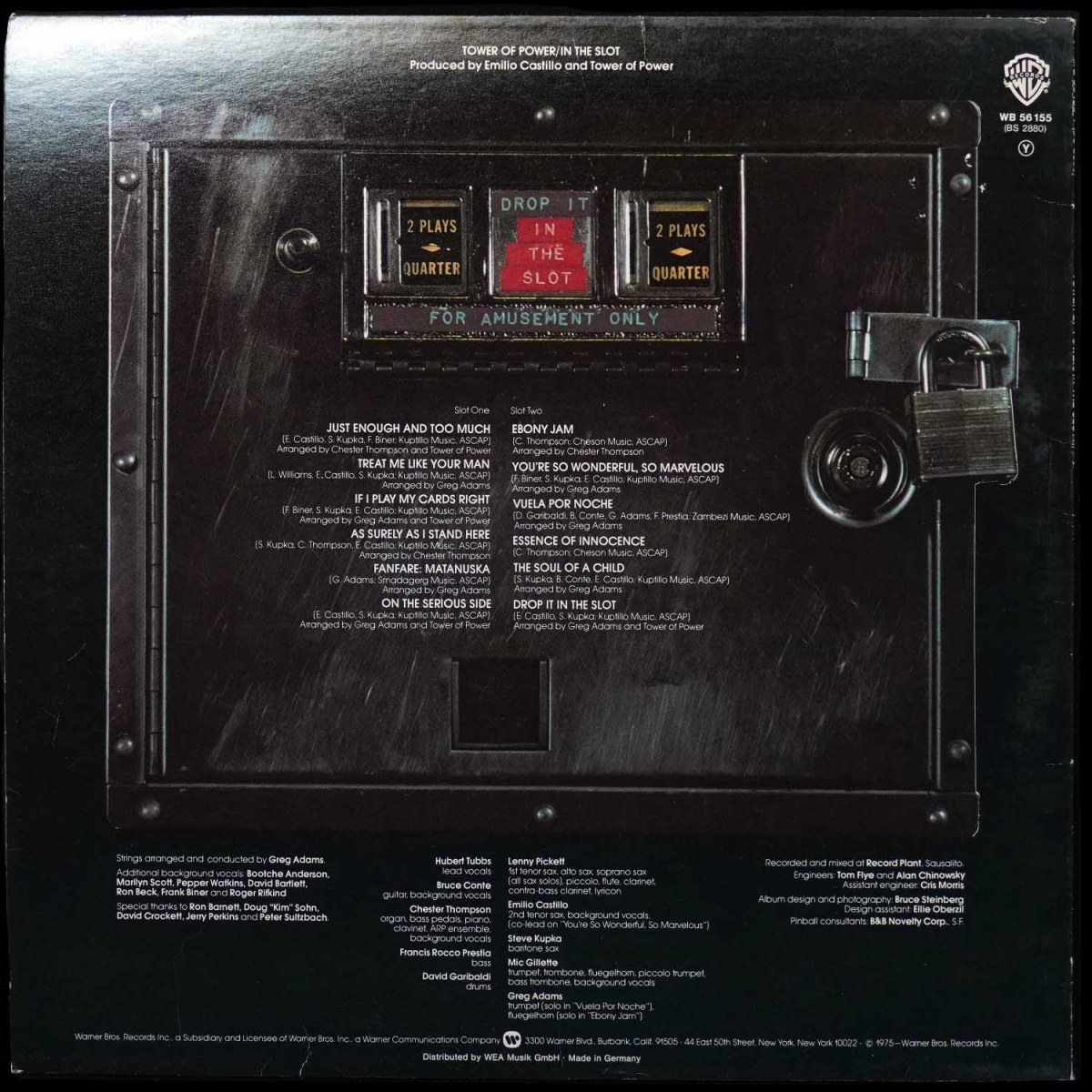 LP Tower Of Power — In The Slot фото 2