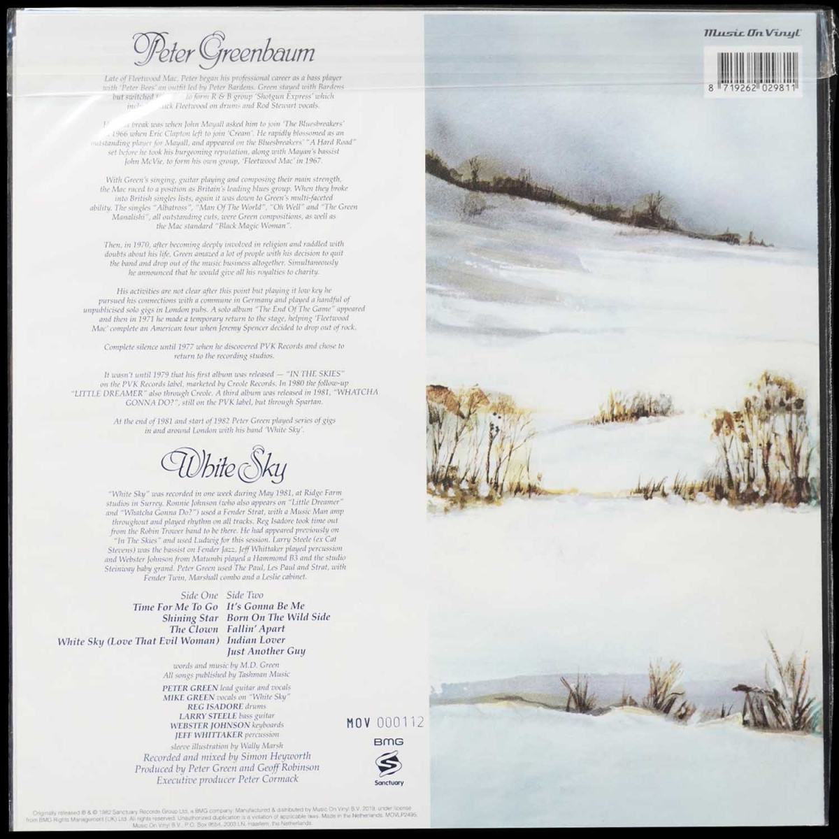LP Peter Green — White Sky фото 2