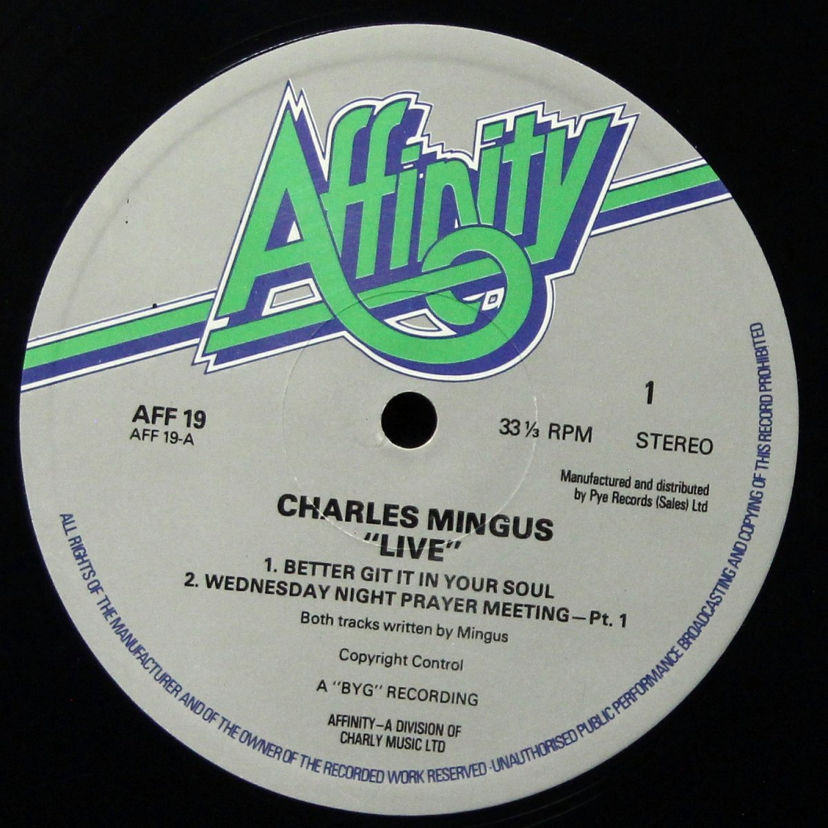 LP Charles Mingus — Live фото 2