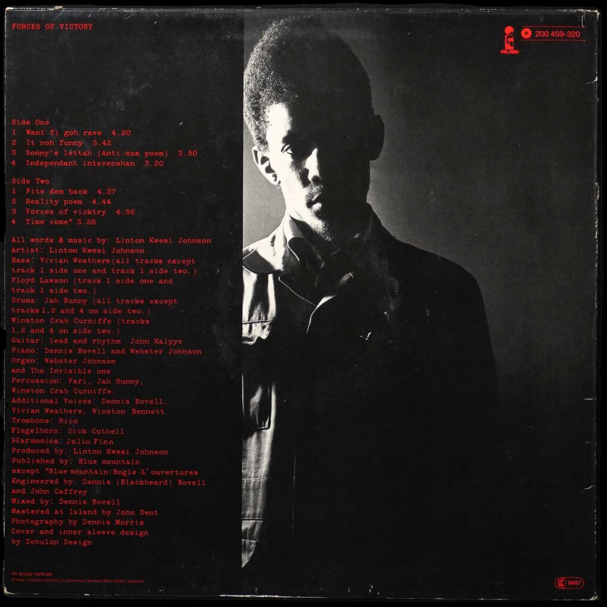 LP Linton Kwesi Johnson — Forces Of Victory фото 2