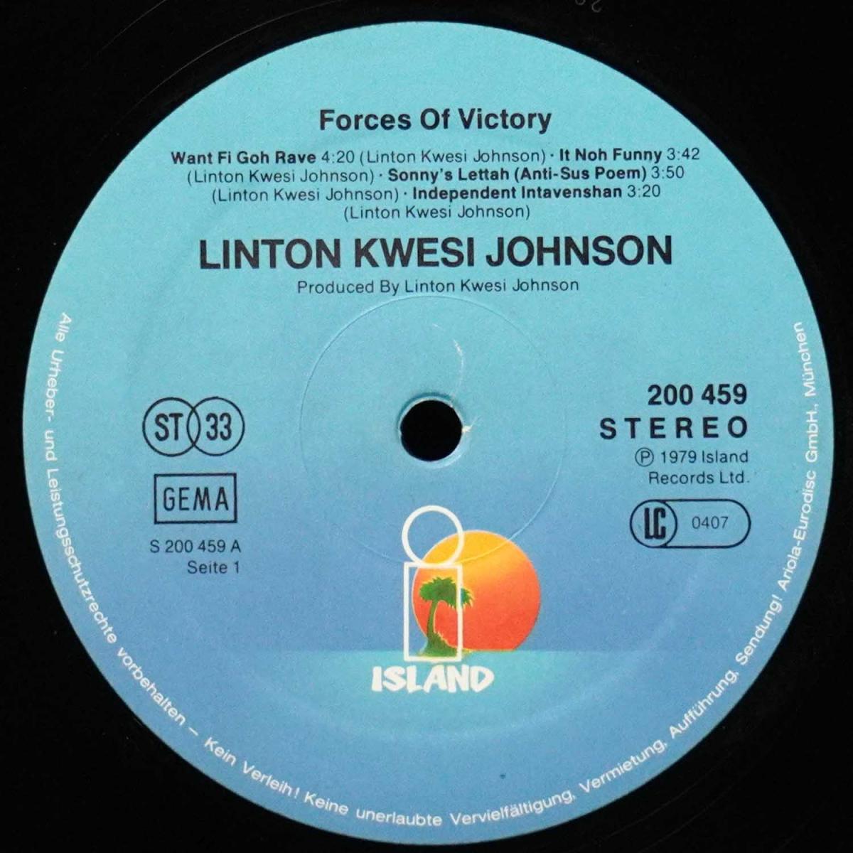 LP Linton Kwesi Johnson — Forces Of Victory фото 3