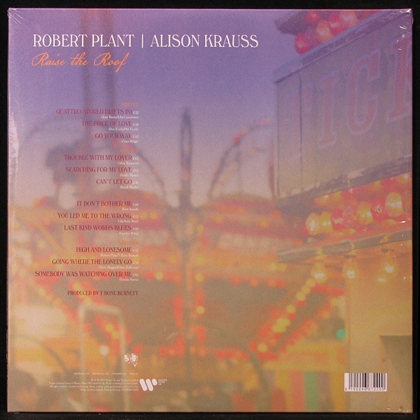 LP Robert Plant — Raise The Roof (2LP) фото 2