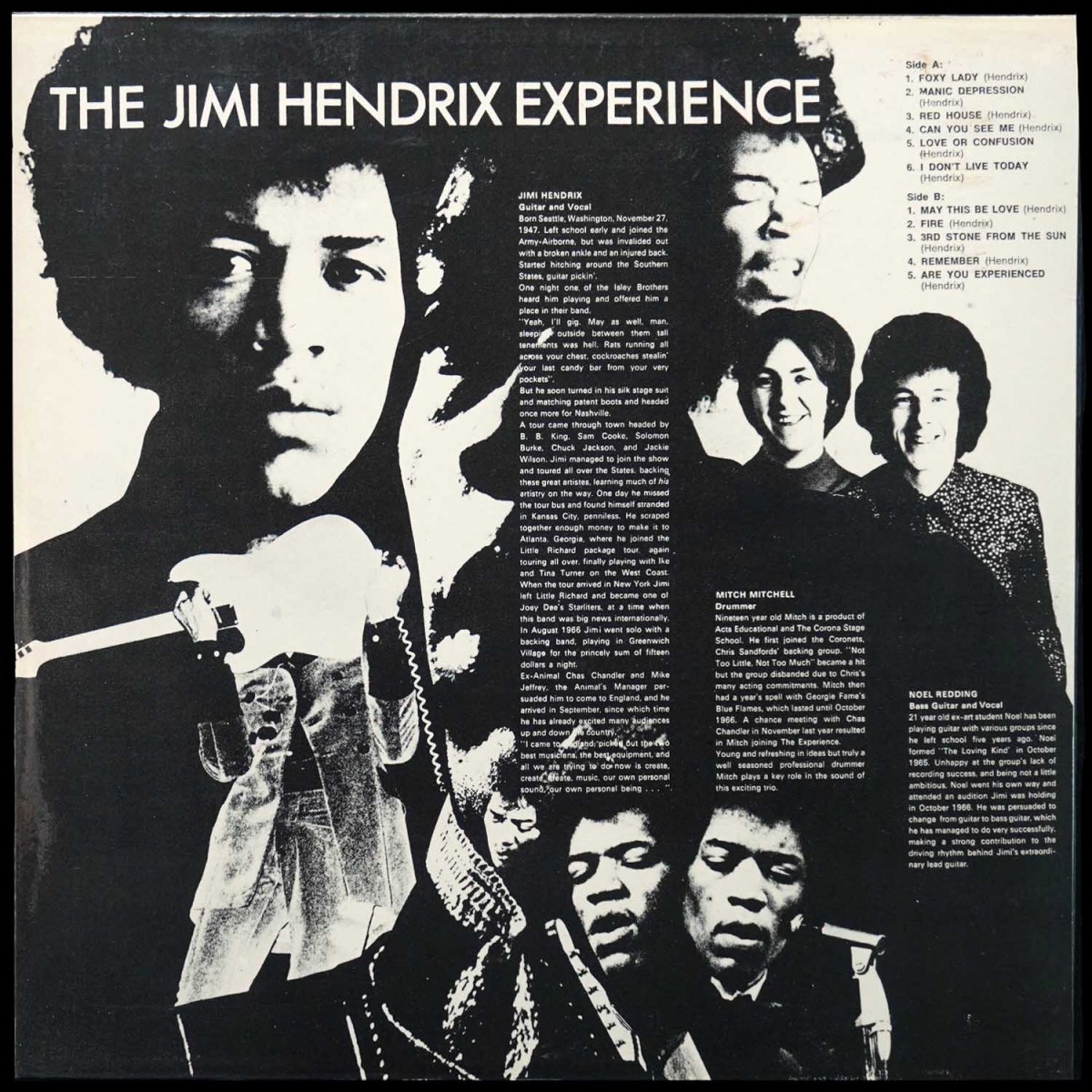 LP Jimi Hendrix Experience — Are You Experienced фото 2