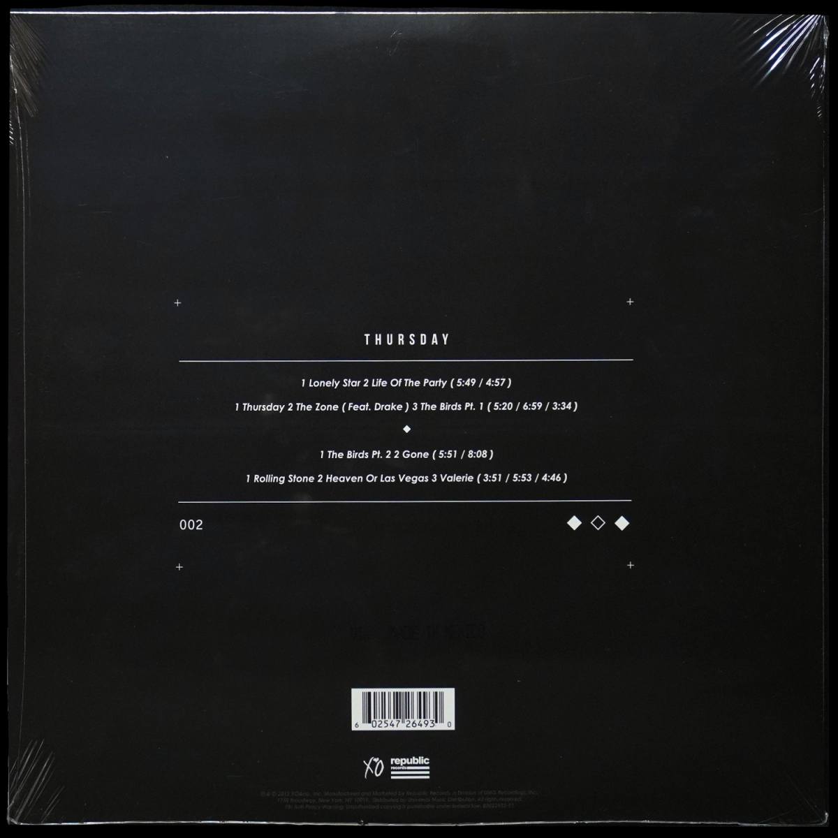 LP Weeknd — Thursday (2LP) фото 2