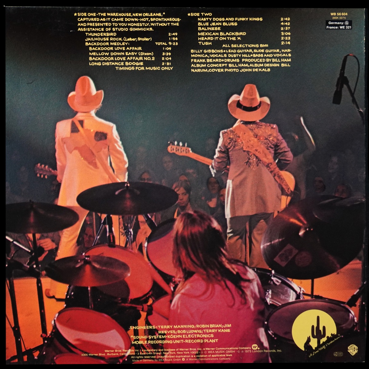 LP ZZ Top — Fandango! фото 3