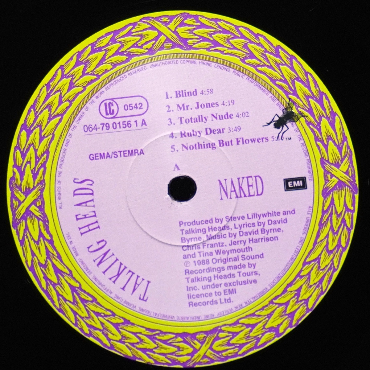 LP Talking Heads — Naked фото 3
