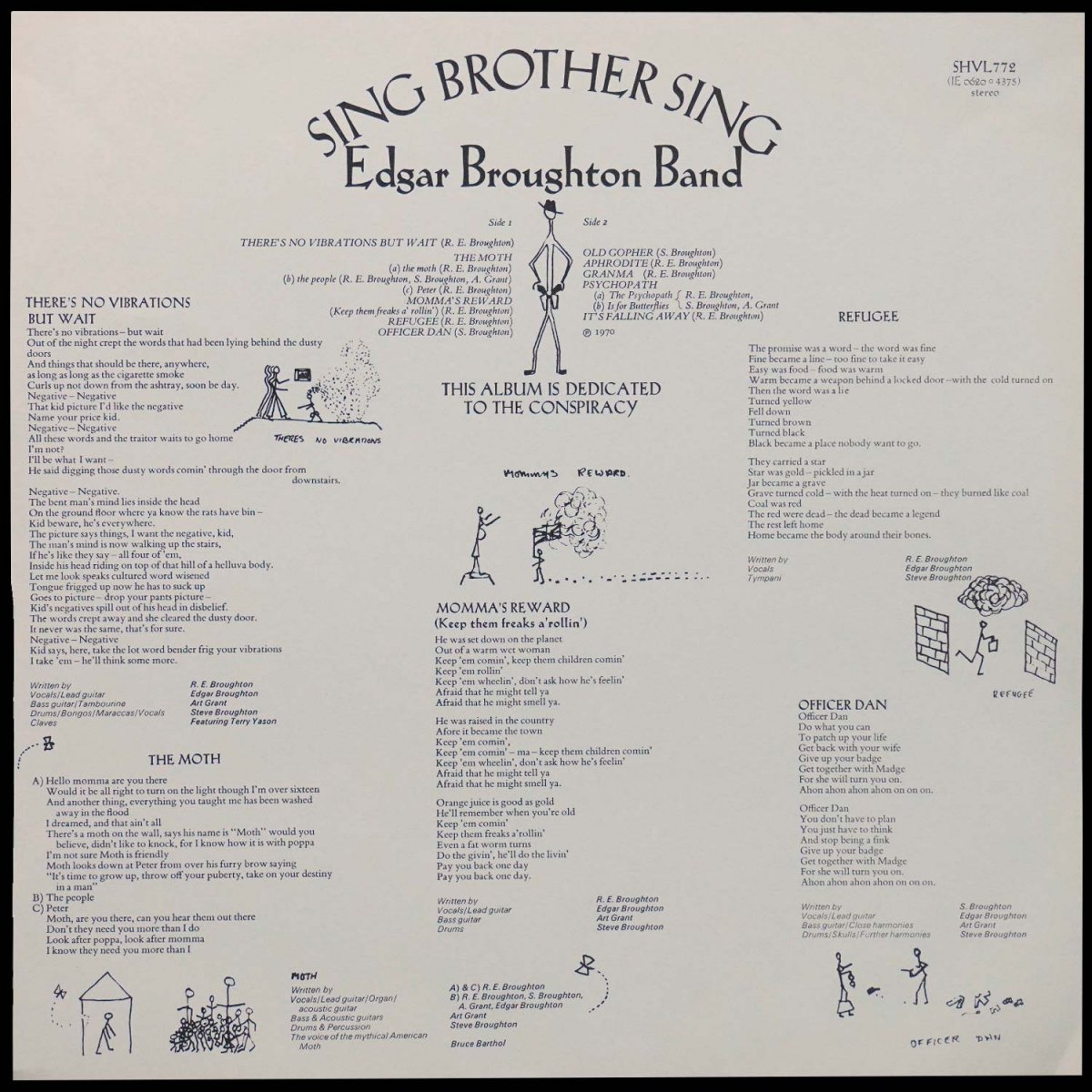 LP Edgar Broughton Band — Sing Brother Sing фото 3