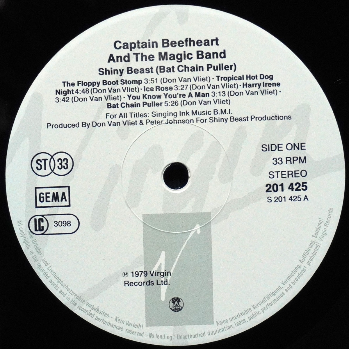 LP Captain Beefheart — Shiny Beast (Bat Chain Puller) фото 3