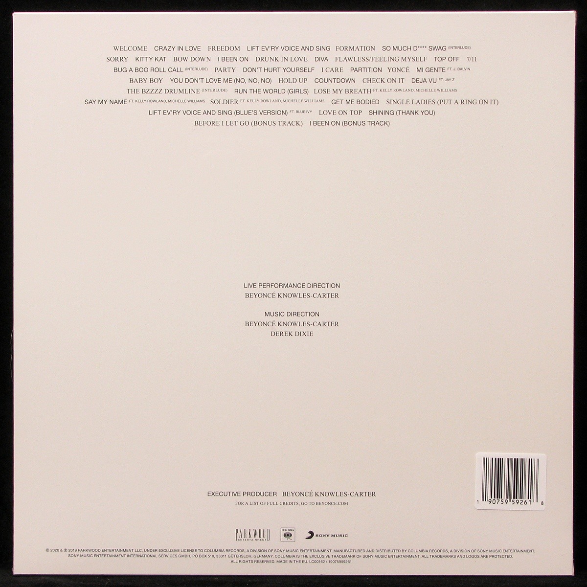 LP Beyonce — Homecoming: The Live Album (4LP BOX, + книга) фото 2