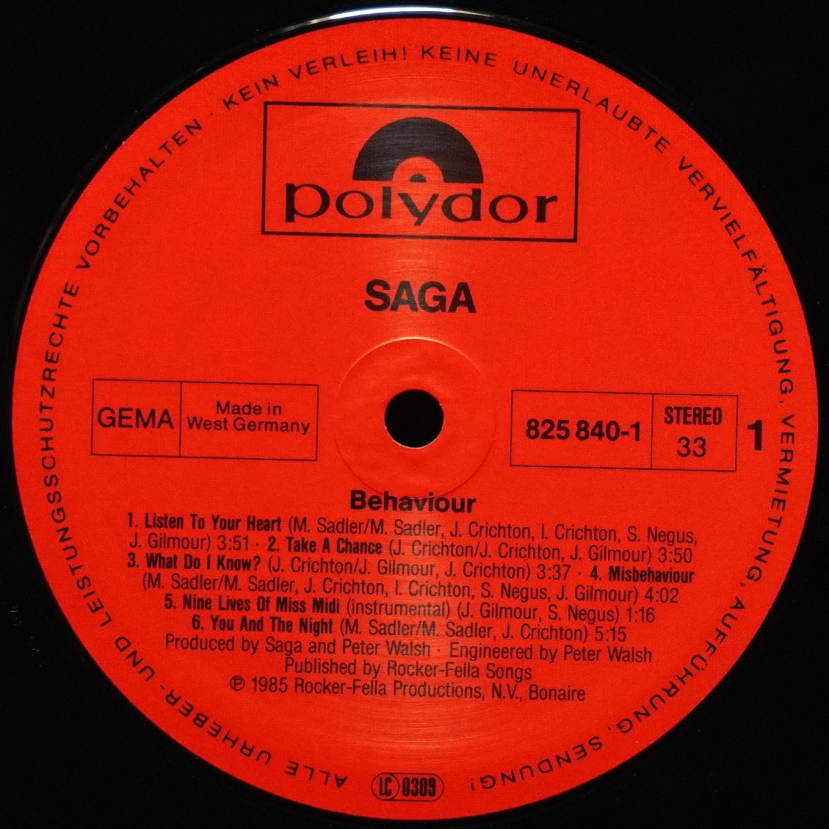 LP Saga — Behaviour фото 3