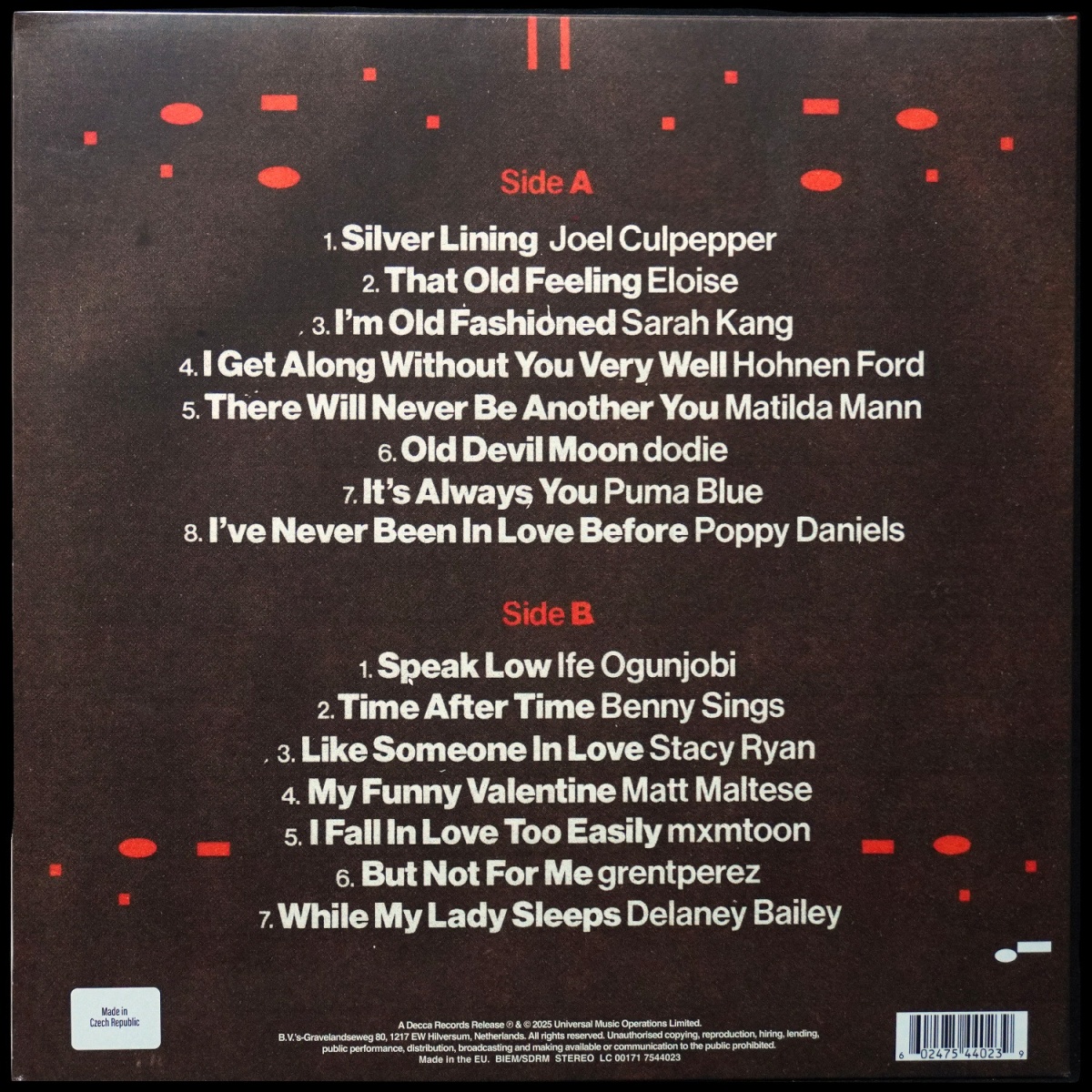 LP V/A — Chet Baker Re:imagined фото 2