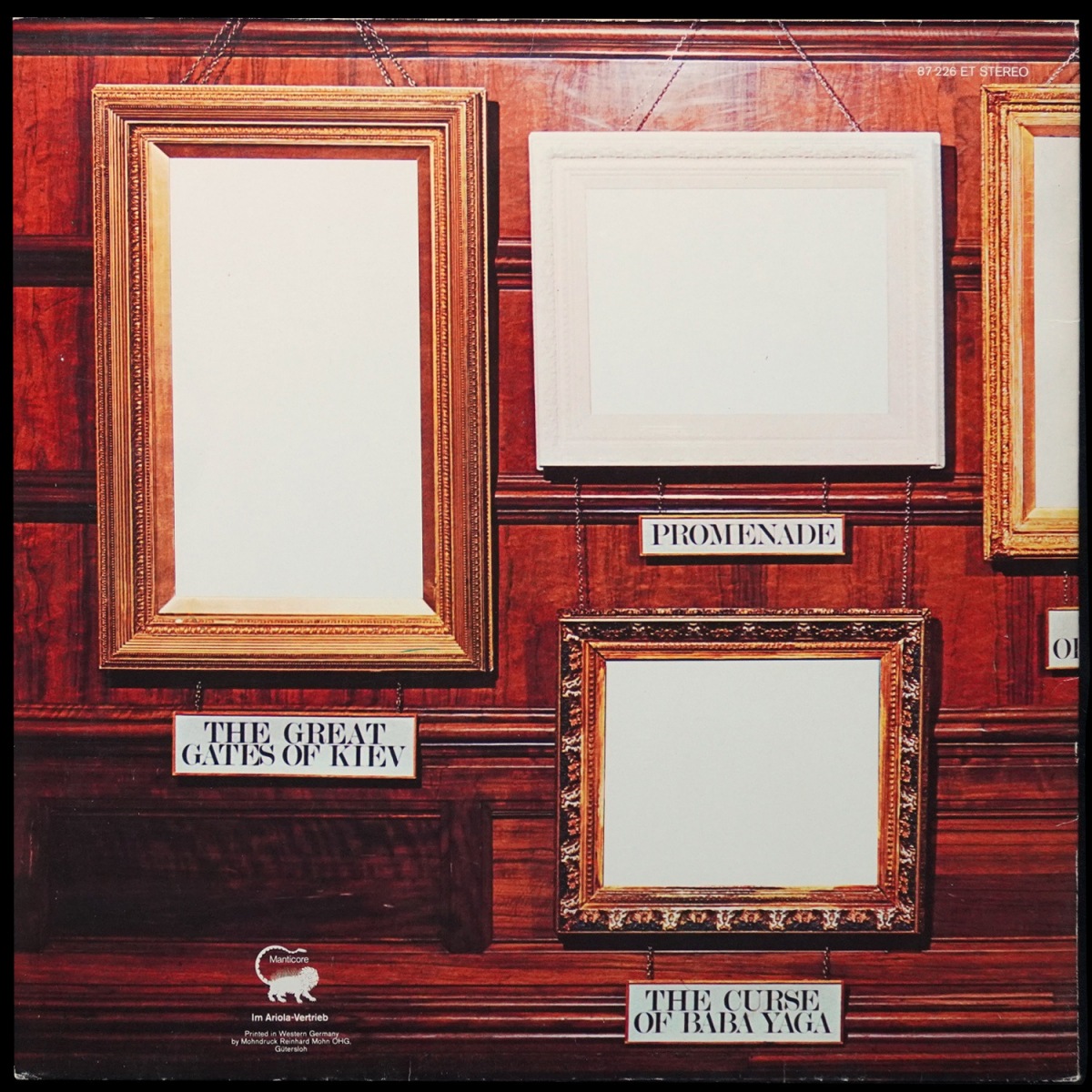 LP Emerson, Lake & Palmer — Pictures At An Exhibition фото 2