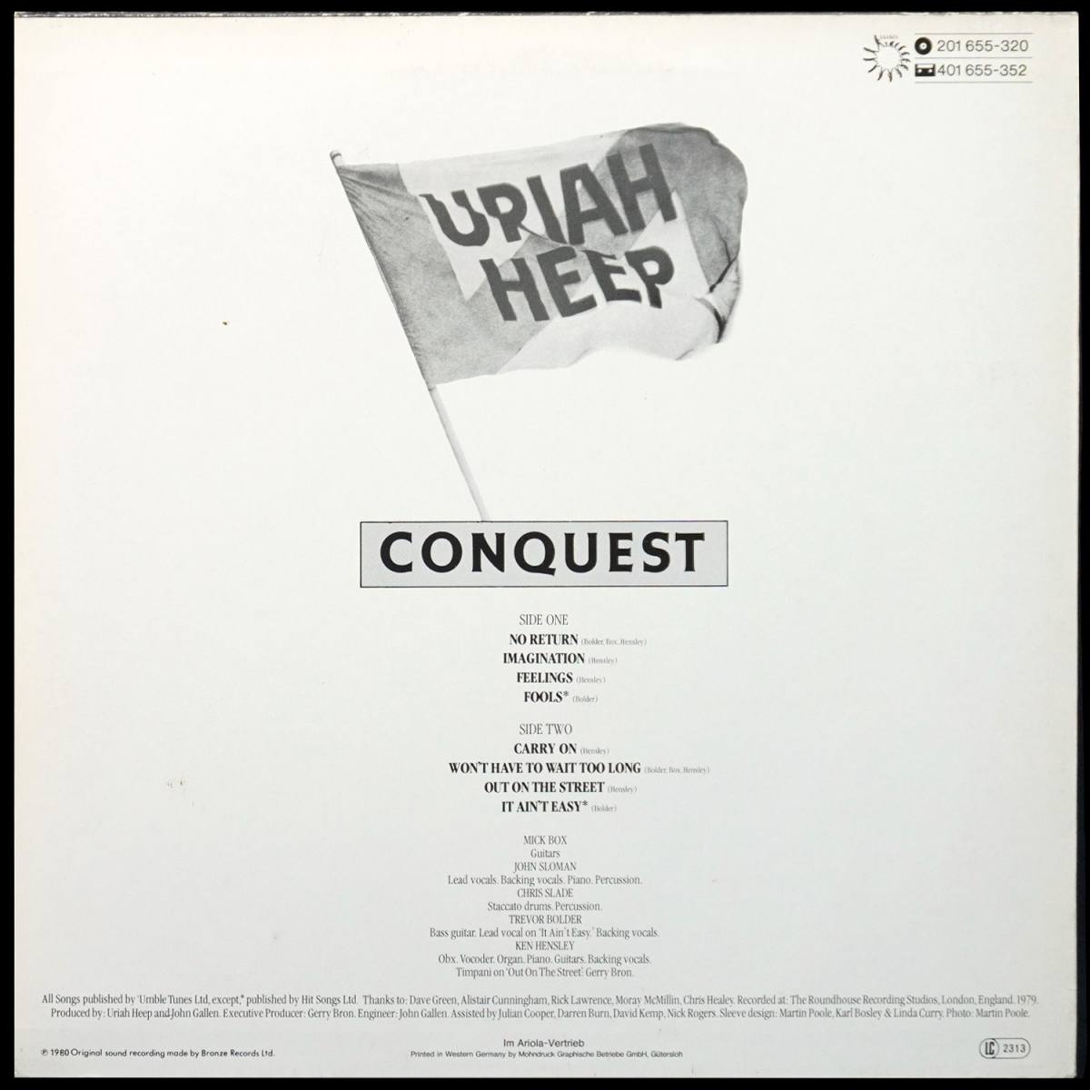 LP Uriah Heep — Conquest фото 2
