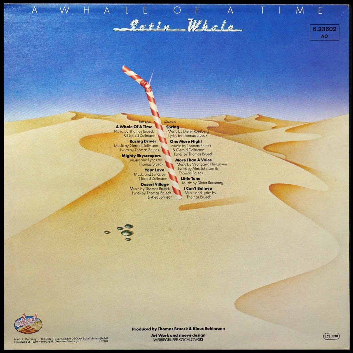 LP Satin Whale — A Whale Of A Time фото 2