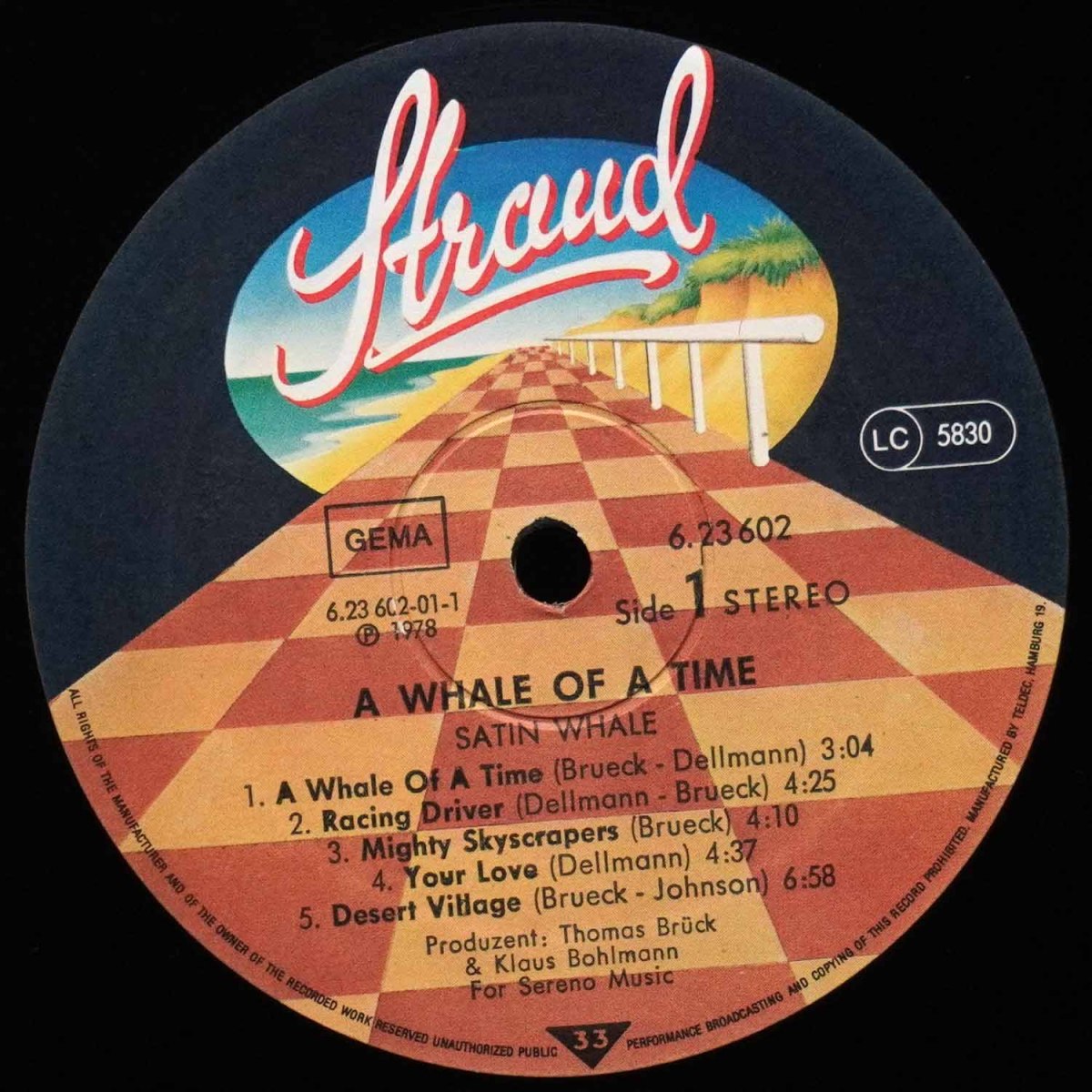 LP Satin Whale — A Whale Of A Time фото 3