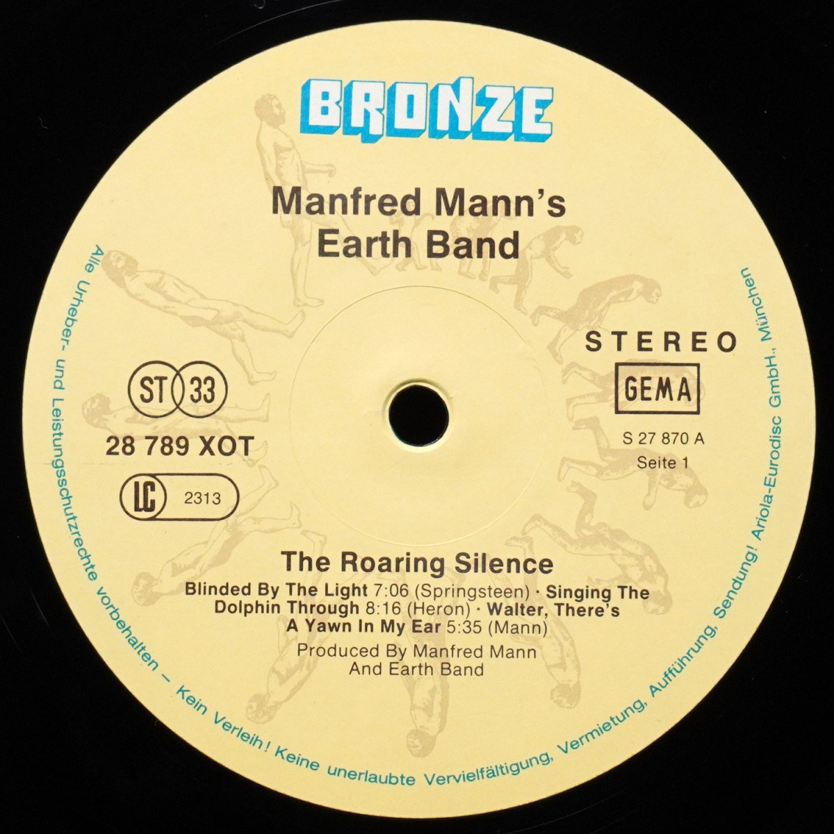 LP Manfred Mann's Earth Band — Roaring Silence фото 3