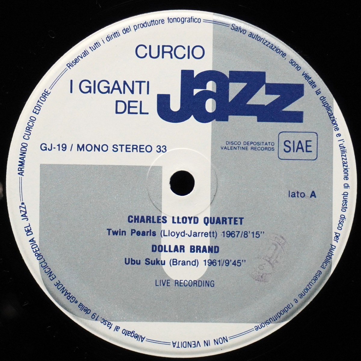 LP Keith Jarrett — I Giganti Del Jazz Vol. 19 фото 2