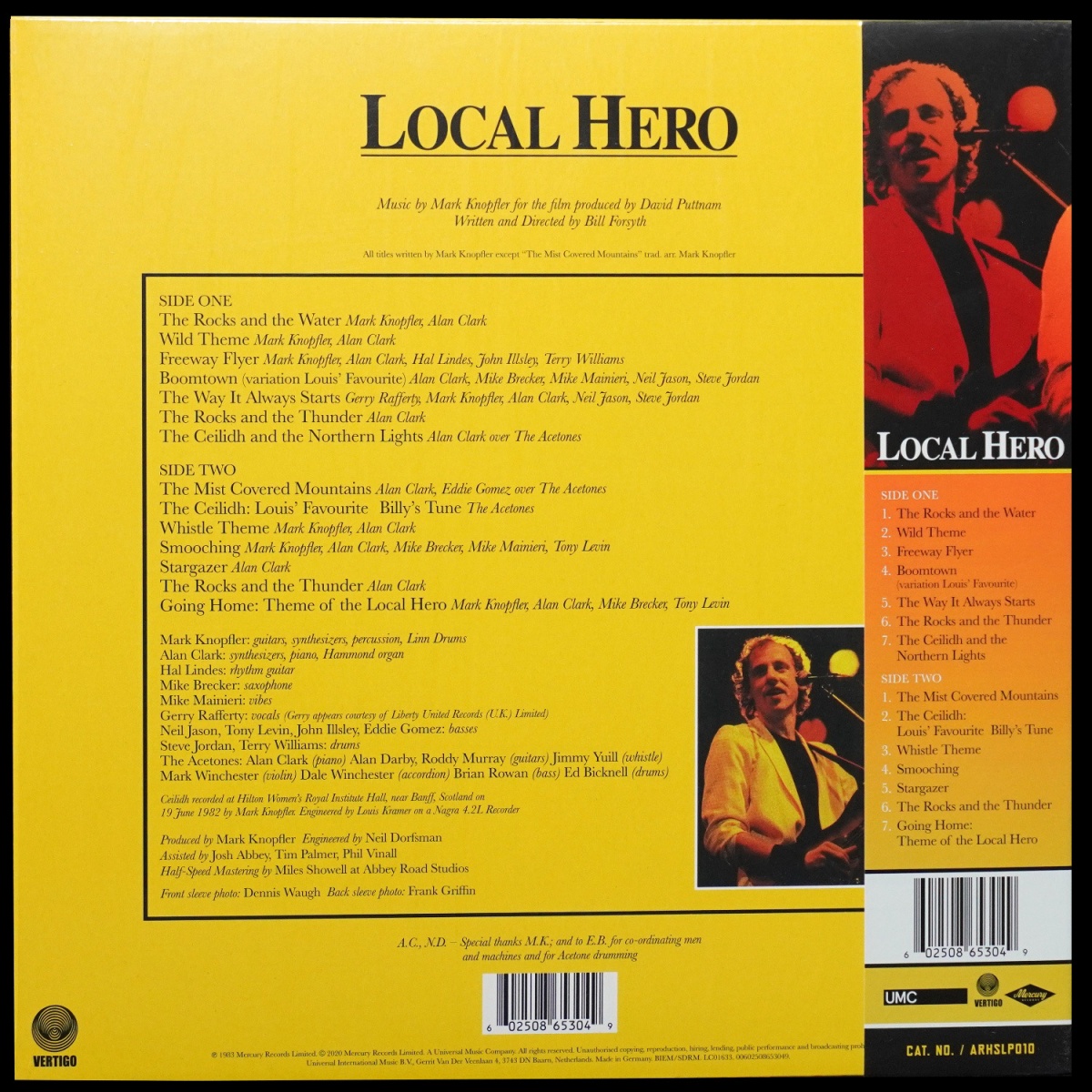 LP Mark Knopfler — Local Hero (+ obi) фото 2
