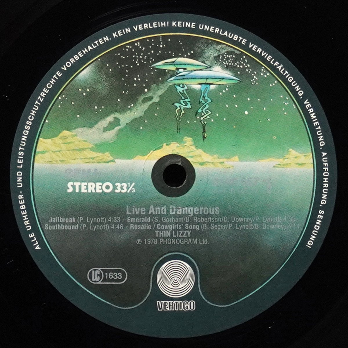 LP Thin Lizzy — Live And Dangerous (2LP) фото 3