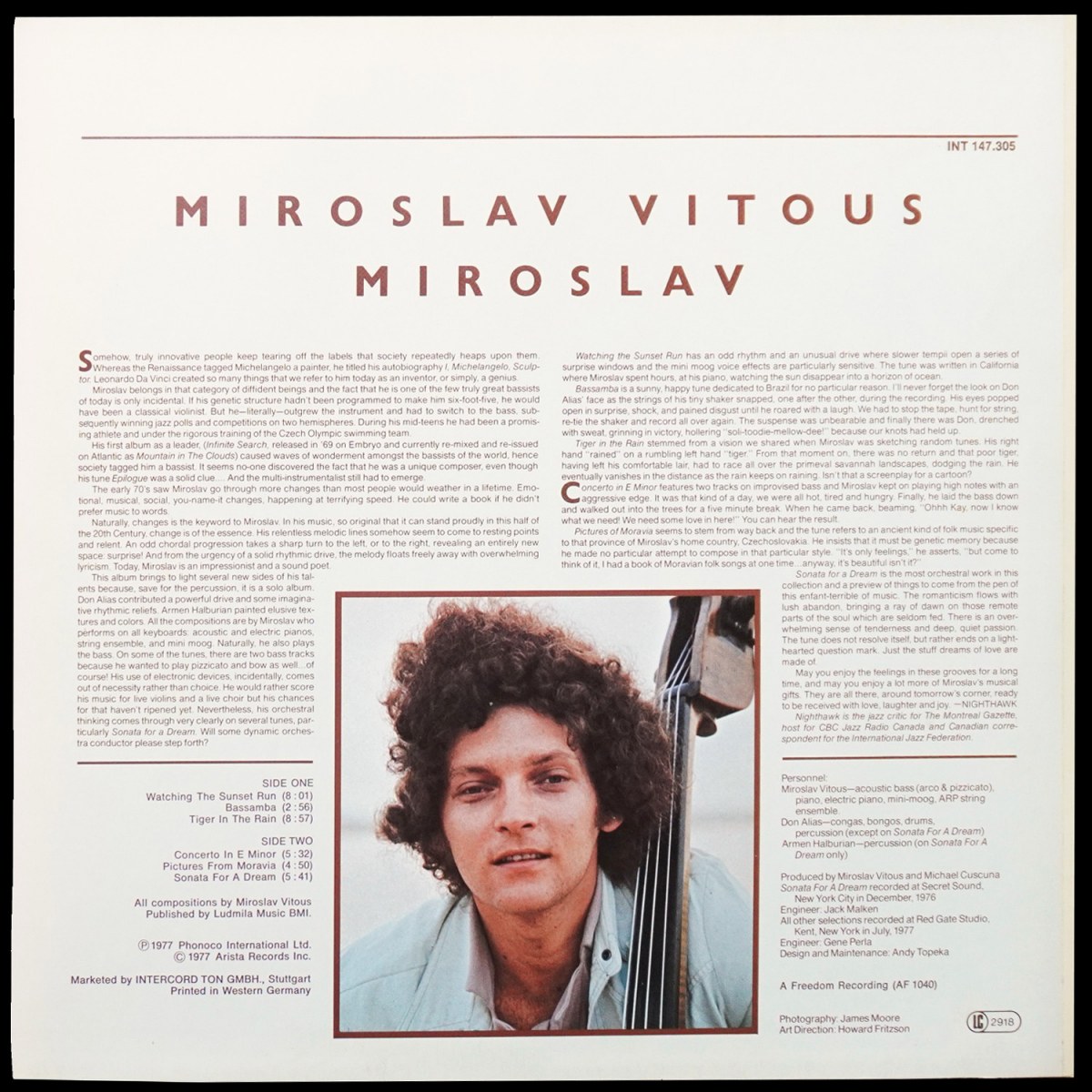 LP Miroslav Vitous — Miroslav фото 2