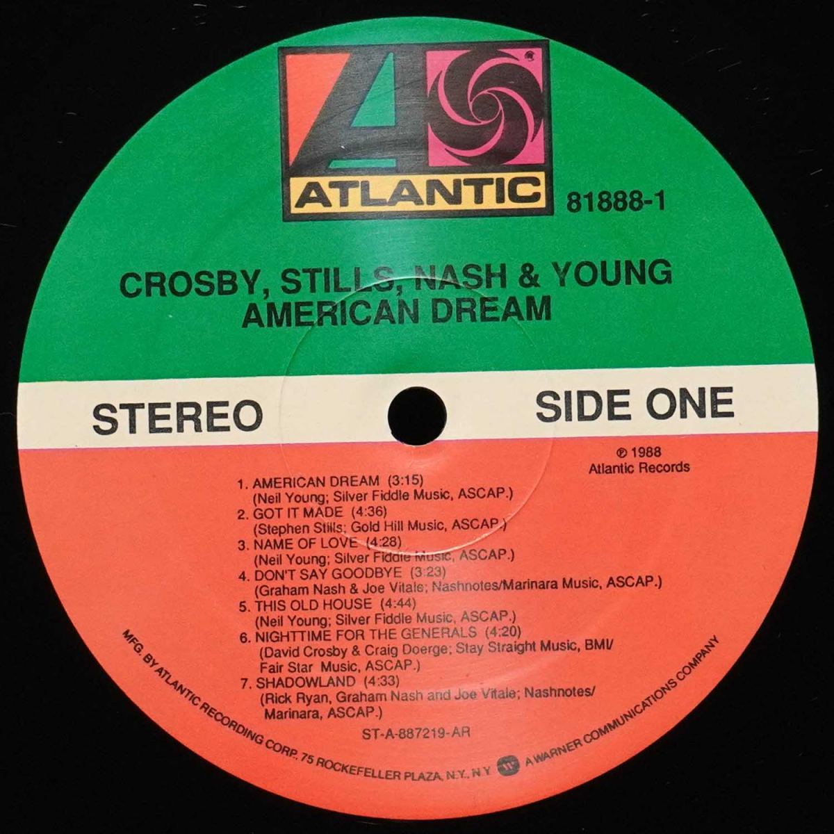 LP Crosby, Stills, Nash & Young — American Dream фото 3