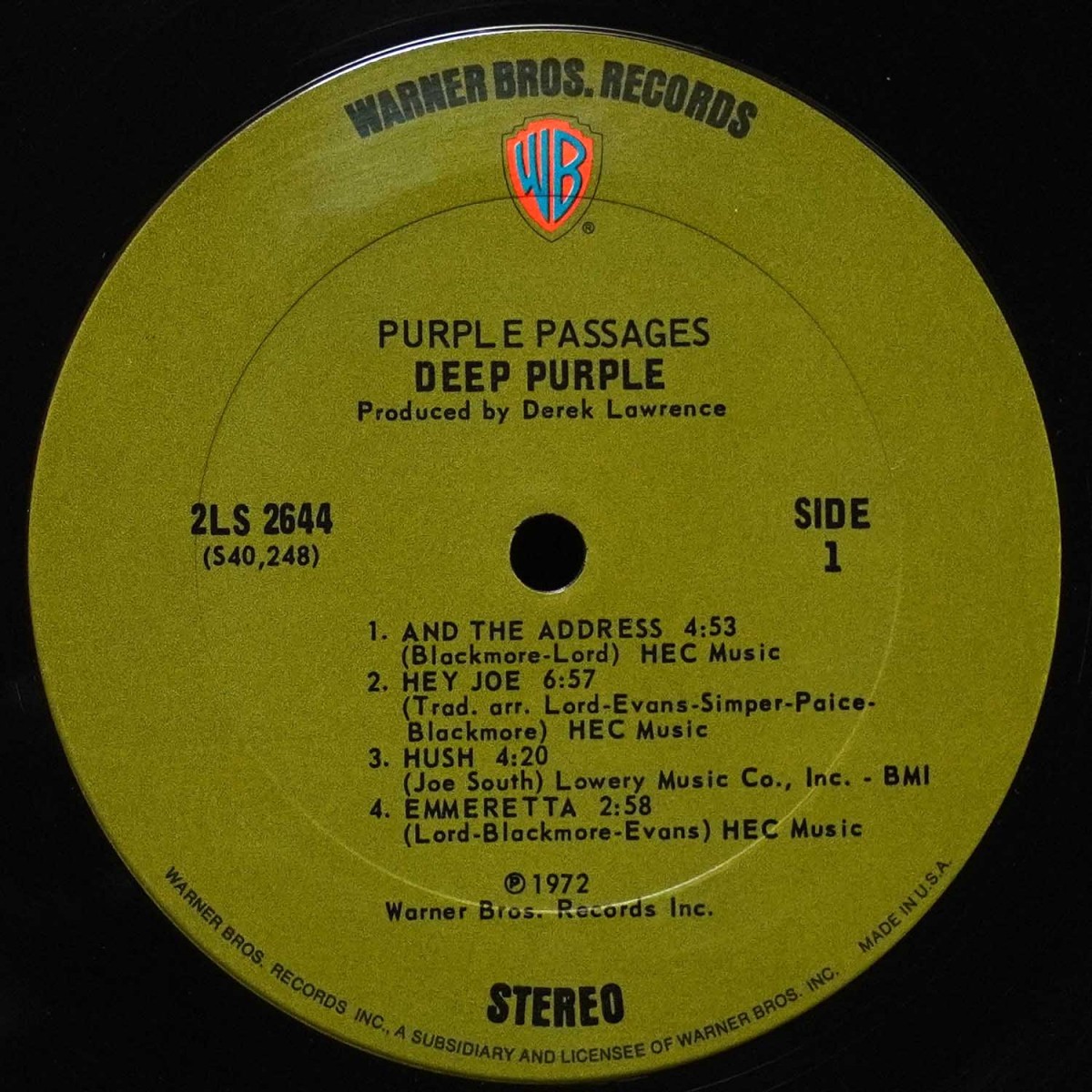 LP Deep Purple — Purple Passages (2LP) фото 4