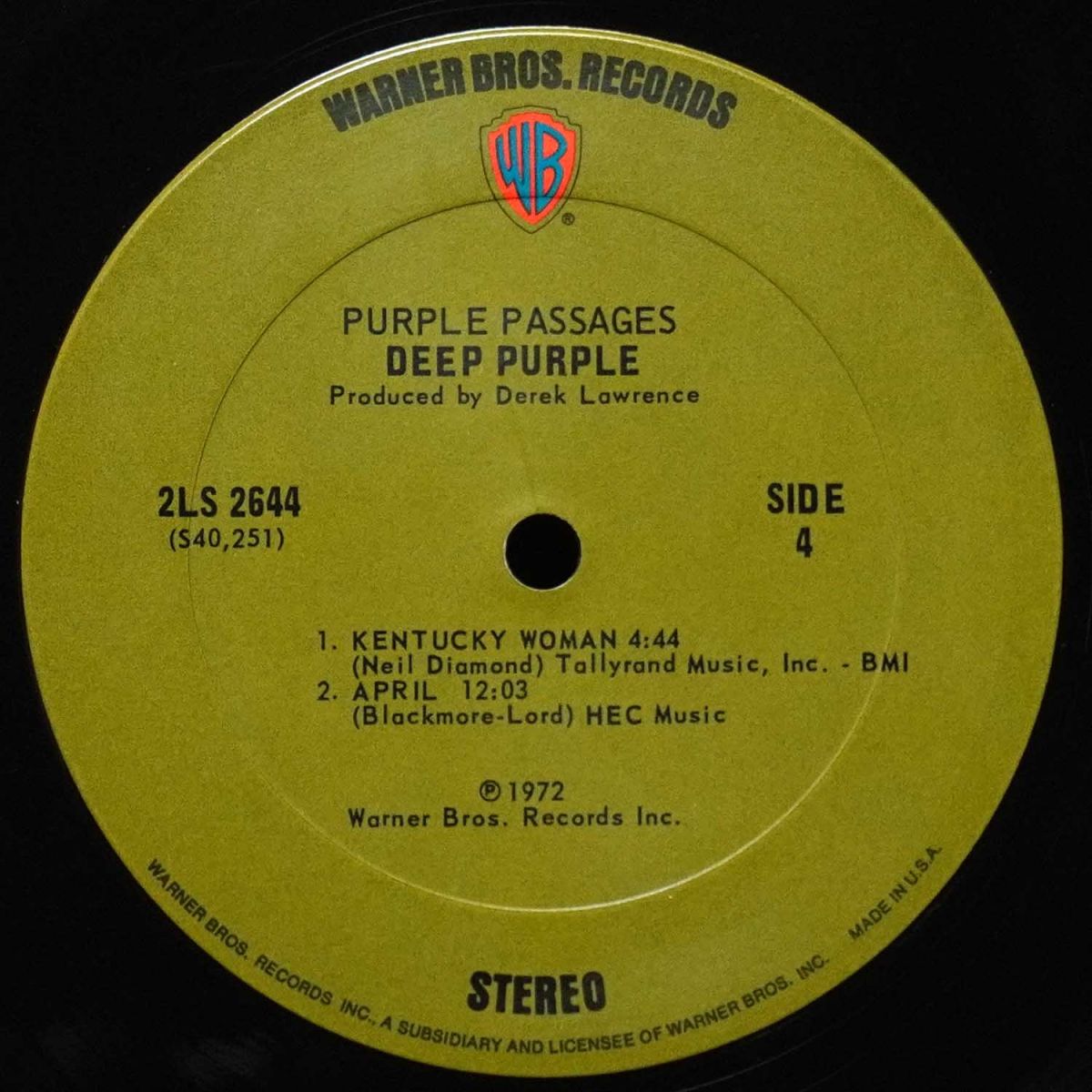 LP Deep Purple — Purple Passages (2LP) фото 3