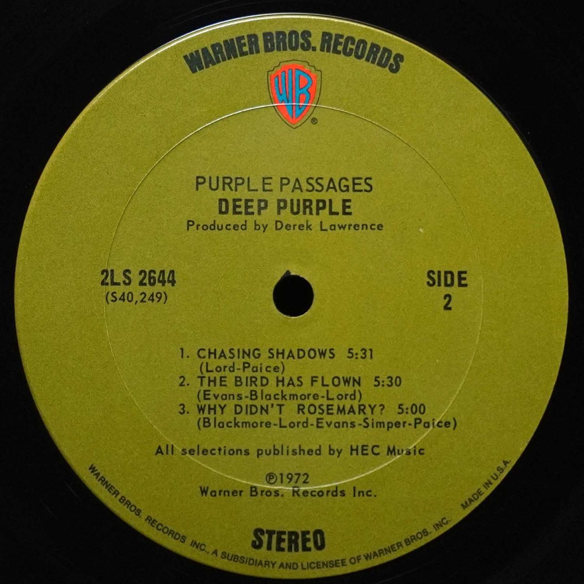 LP Deep Purple — Purple Passages (2LP) фото 6