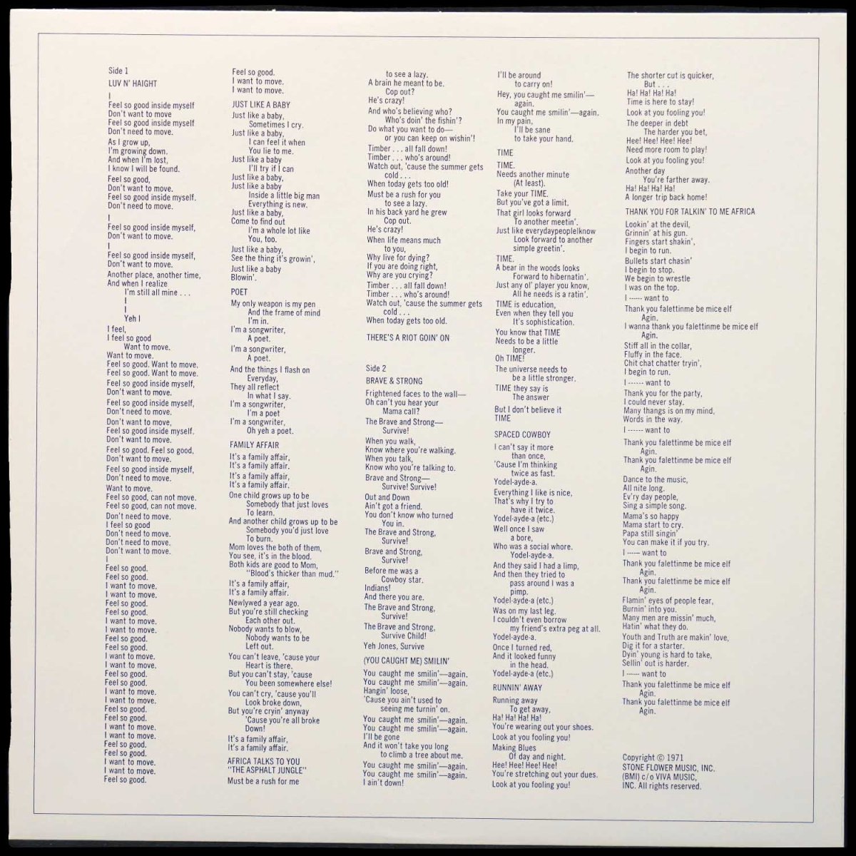 LP Sly & The Family Stone — There's A Riot Goin' On (цветной винил) фото 4