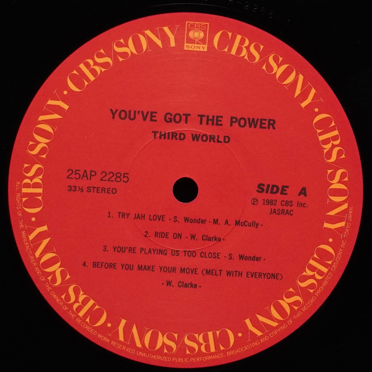 LP Third World — You've Got The Power (+ obi) фото 3