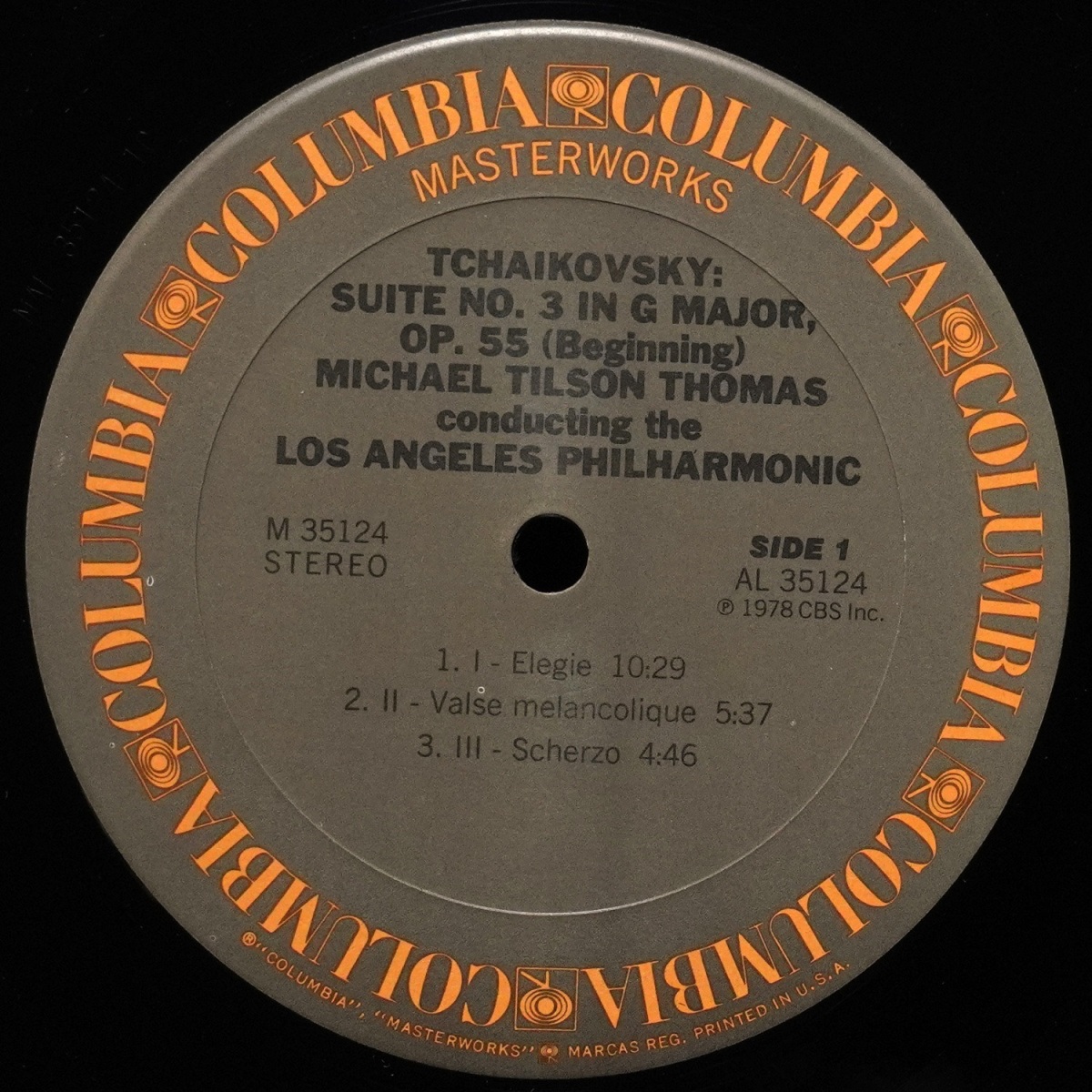 LP Michael Tilson Thomas — Tchaikovsky: Suite No. 3, Op. 55 фото 3