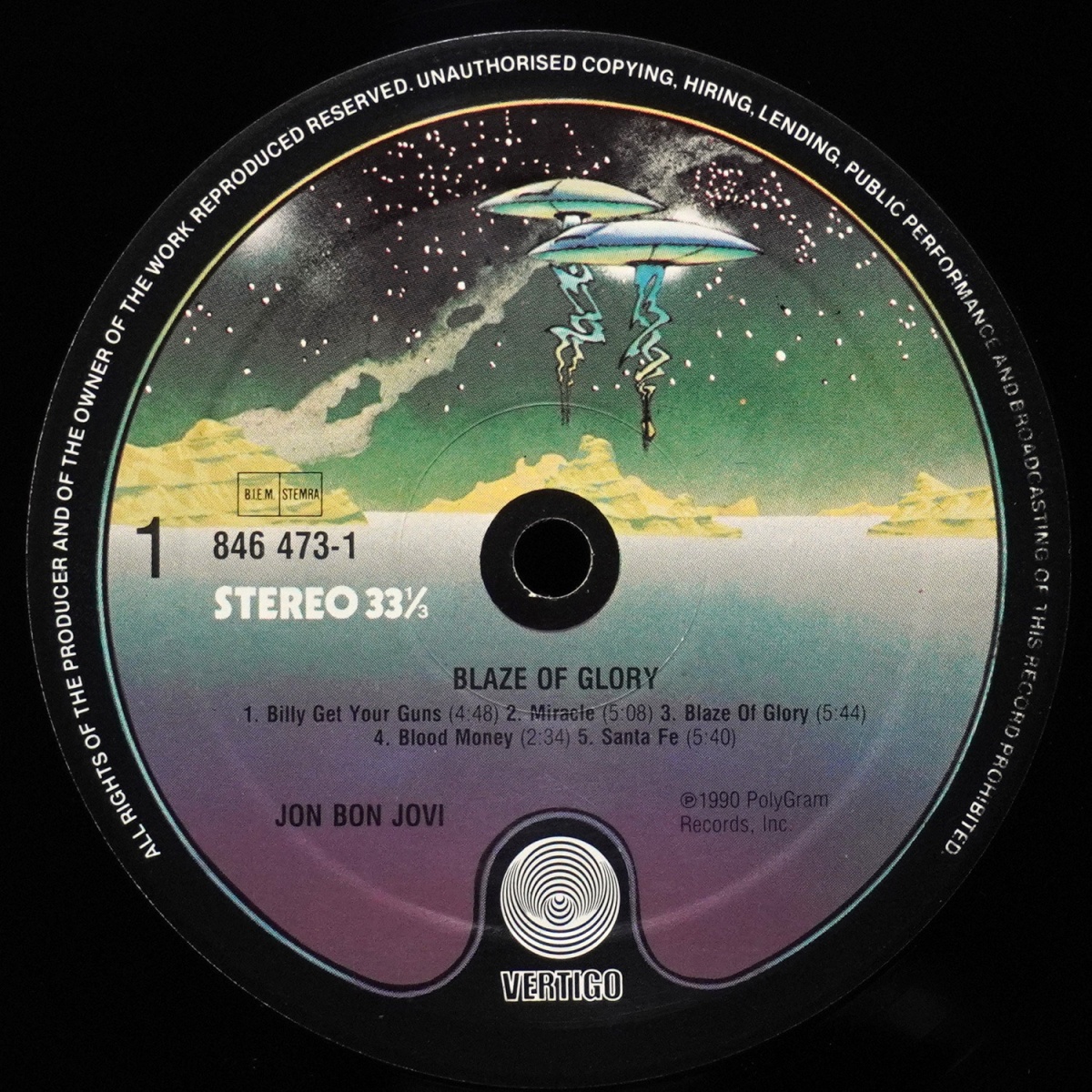 LP Jon Bon Jovi — Blaze Of Glory фото 3