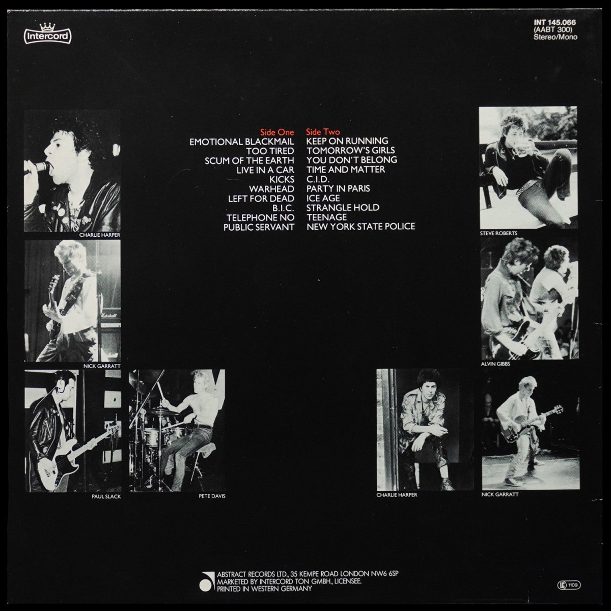 LP U.K. Subs — Recorded 1979-1981 (цветной винил) фото 2