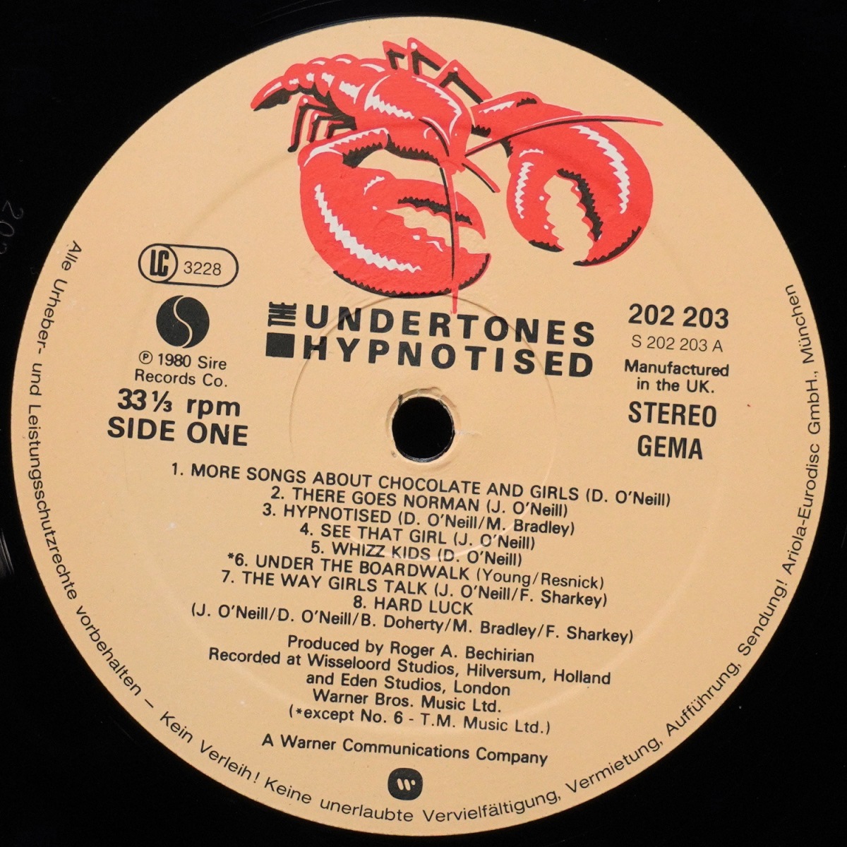 LP Undertones — Hypnotised фото 3