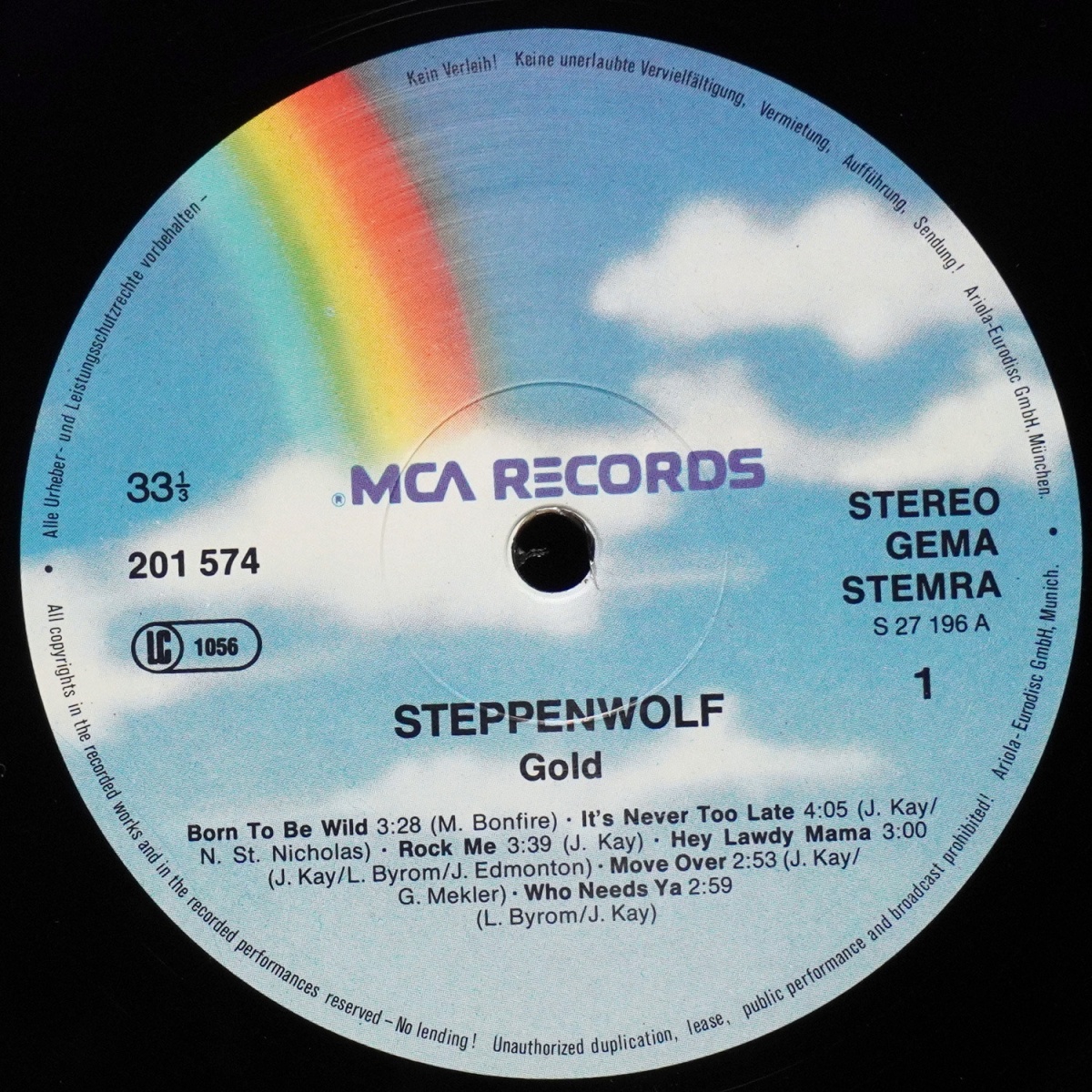 LP Steppenwolf — Gold (Their Great Hits) фото 3