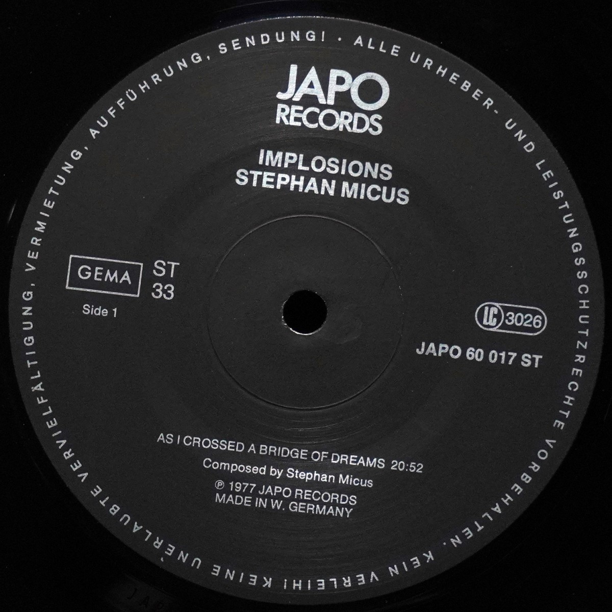 LP Stephan Micus — Implosions фото 3