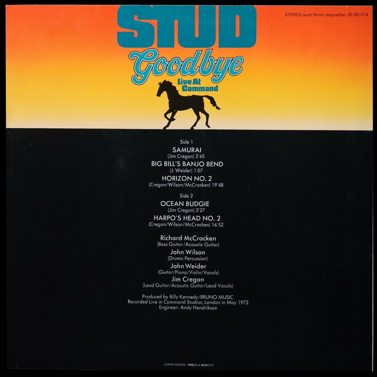 LP Stud — Goodbye (Live At Command) фото 2