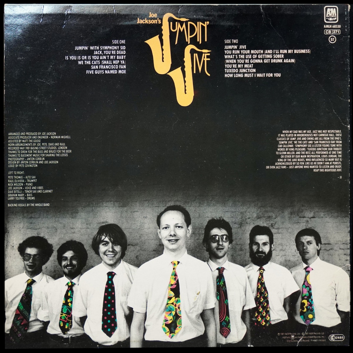 LP Joe Jackson — Jumpin' Jive фото 2