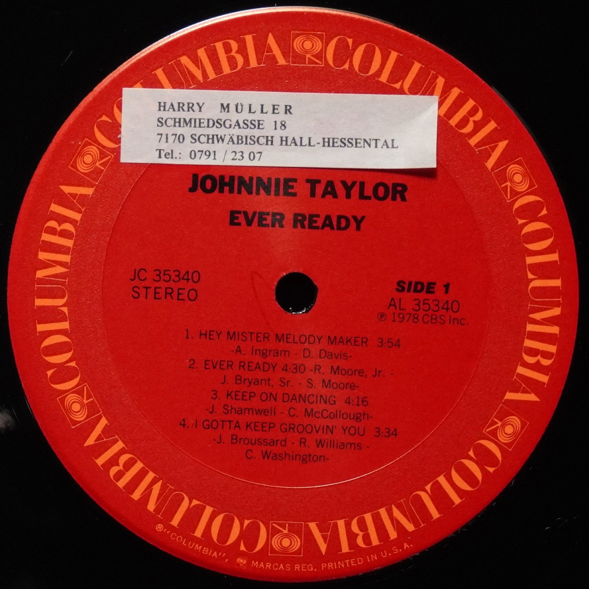LP Johnnie Taylor — Ever Ready фото 2