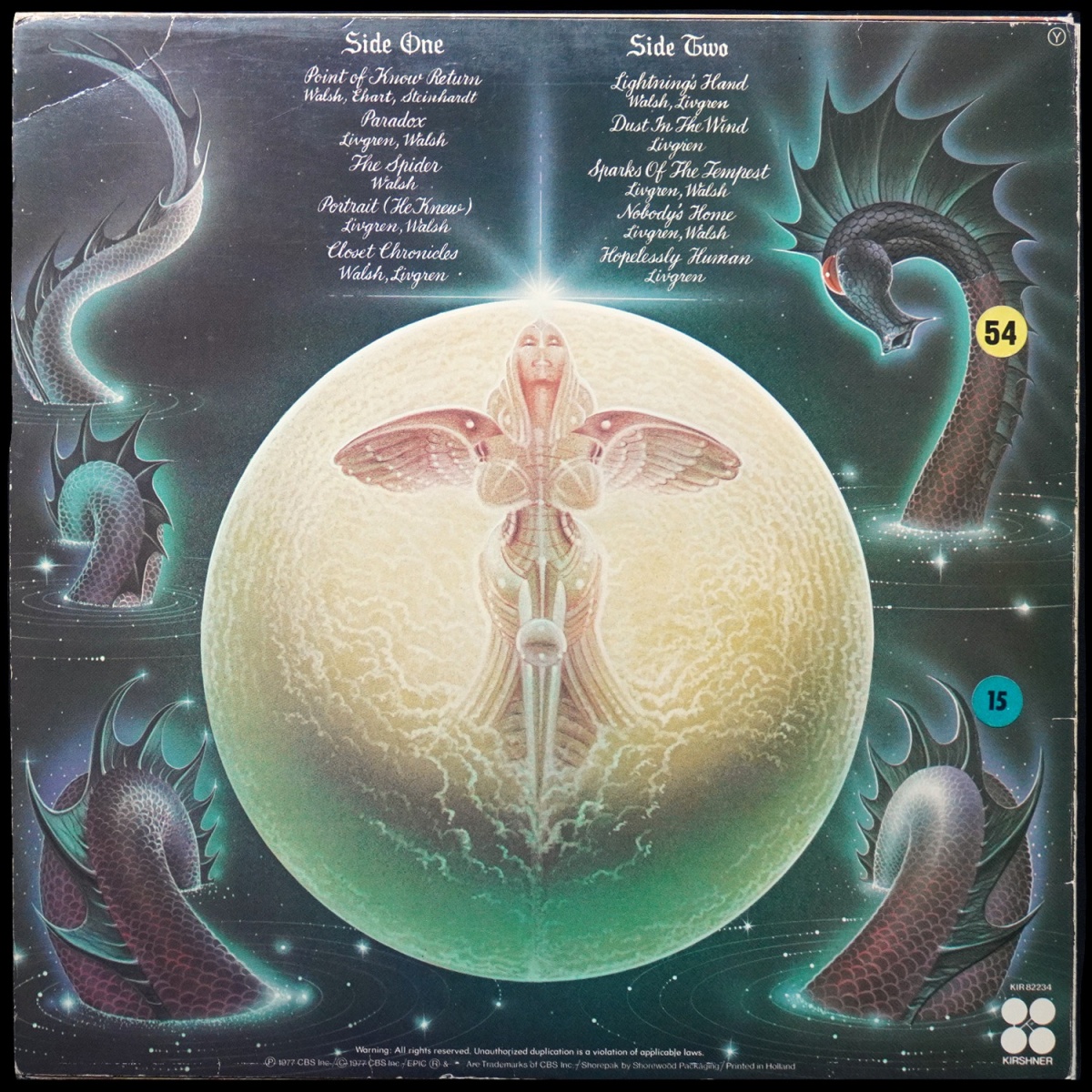 LP Kansas — Point Of Know Return фото 2