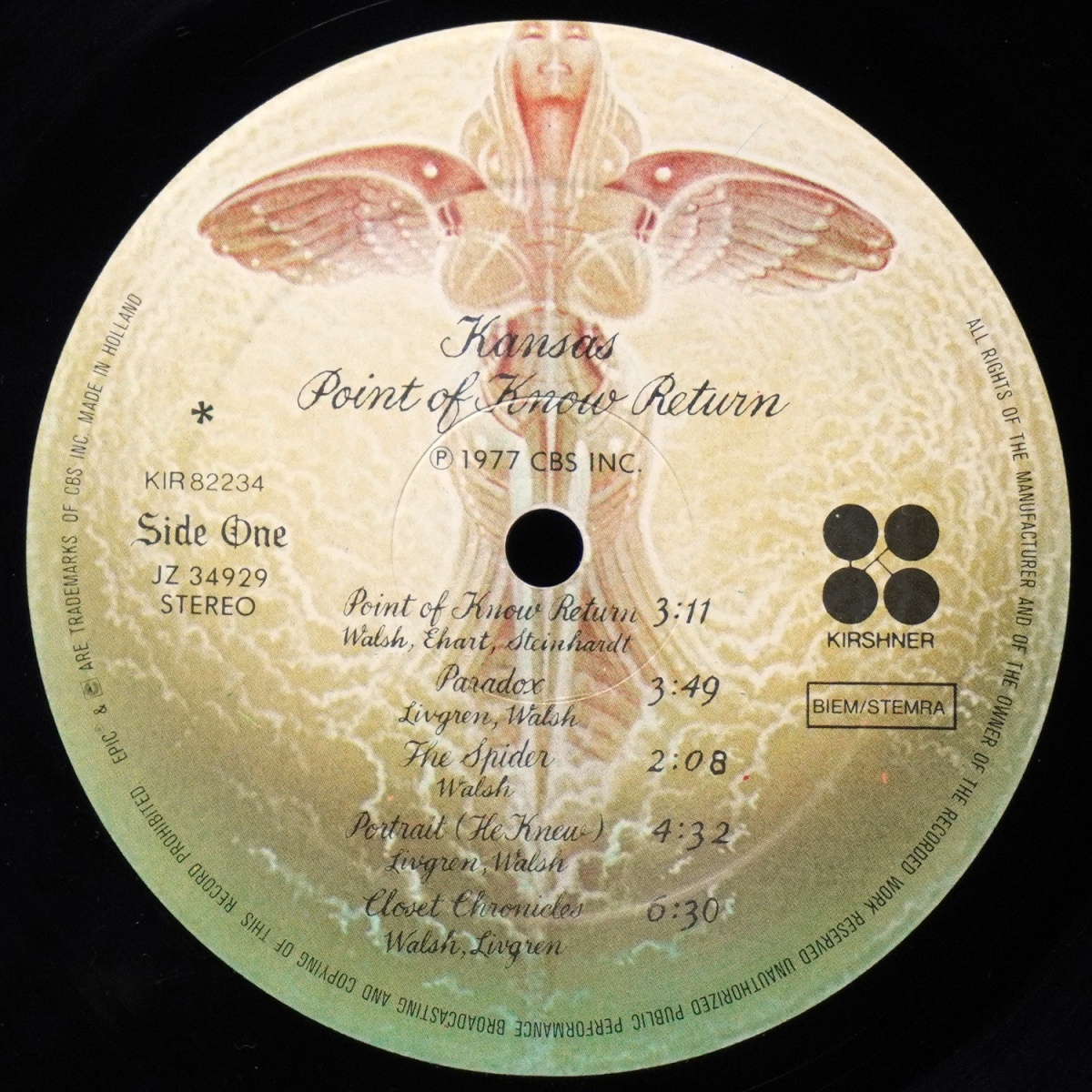 LP Kansas — Point Of Know Return фото 3